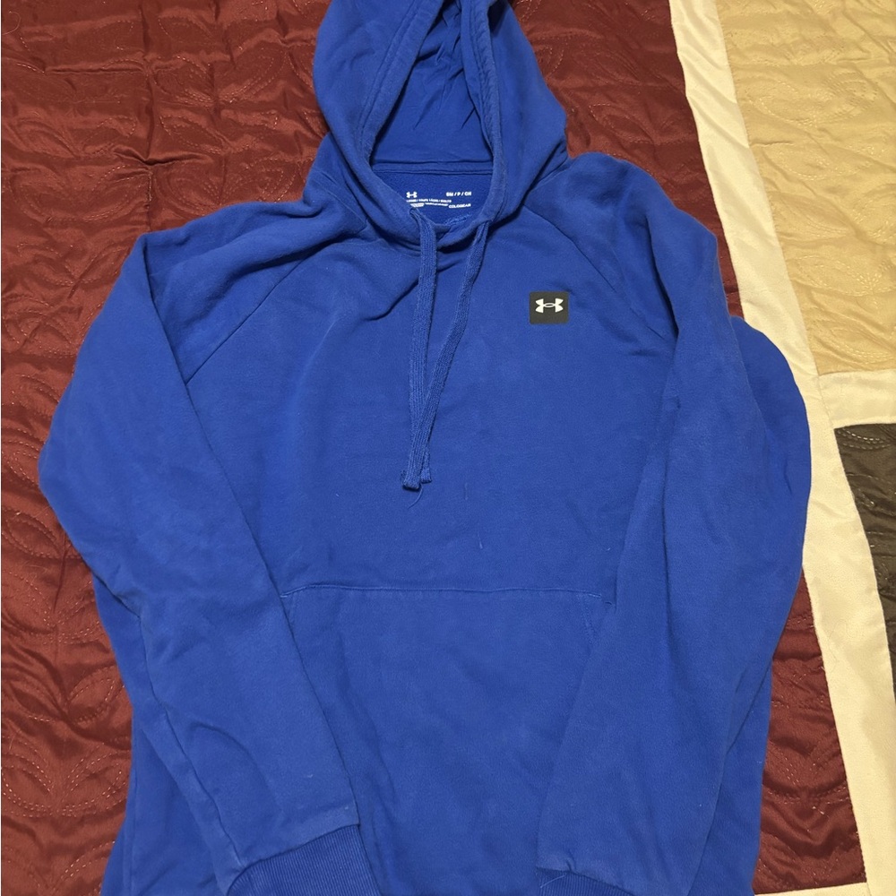Under Armour Blue Hoodie - Size: small